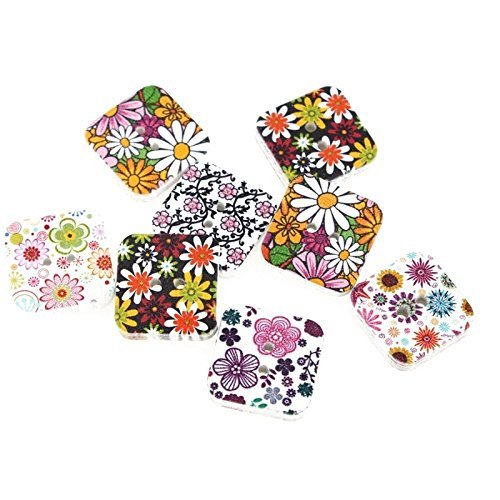 MuLuo 50pcs Mixed 2 Holes Sewing Bakelite Buttons with Cherry Pattern Buttons DIY 30mm N4