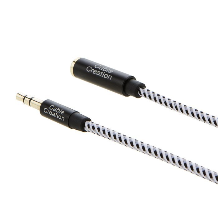 CableCreation [2-PACK] 3 Feet 3.5mm Audio Extension cable, Male to Female Slim and Soft Cable with Gold Plated... N4