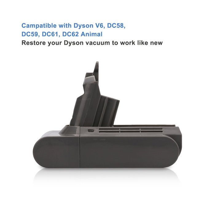 Energup 21.6V 2000mAh Battery For Dyson V6 Li-ion Battery 595 650 770 880 DC58 DC59 DC61 DC62 Animal DC72 Series... N4