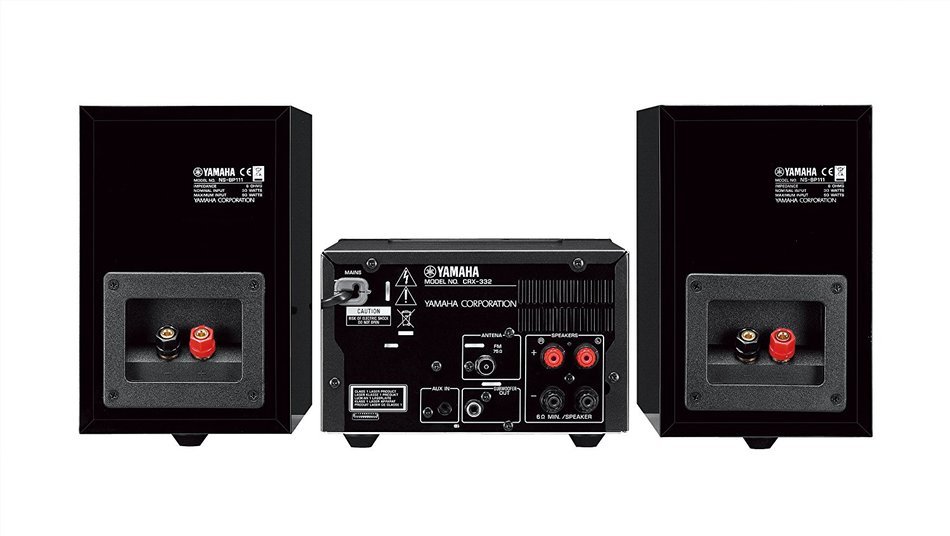 Yamaha MCR-332BL Micro Component System (Black) N5