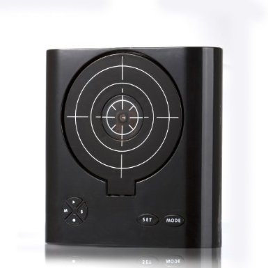 WAYCOM Newest Target Alarm Clock Creative Lock N'load Gun Alarm Clock Target Shooting Alarm Clock Target Toys... N5