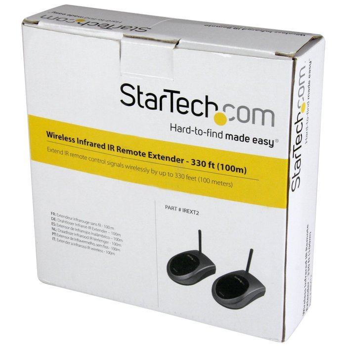 StarTech.com IREXT2 330-Feet Wireless Infrared IR Remote Control Extender N4