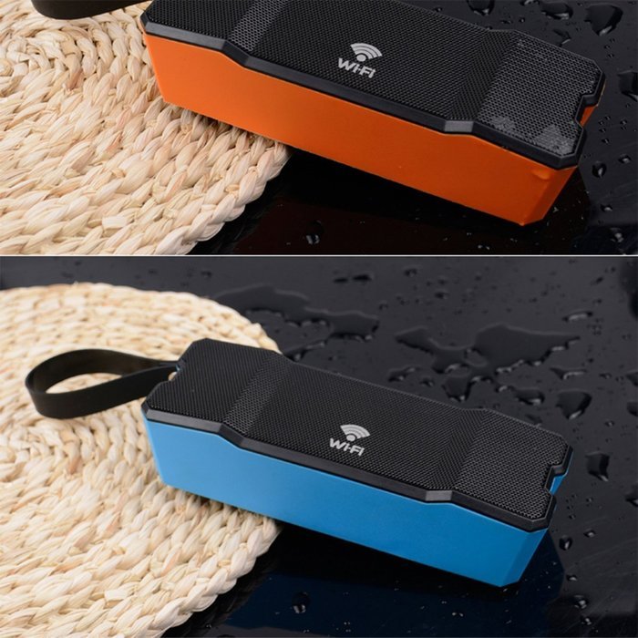 Waterproof WiFi Speaker, TEQStone Portable Wireless Speaker Music Player Louderspeaker with Bass and Microphone... N5