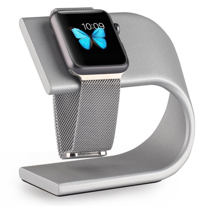 TuoP@ Stand Charging Dock Station Sturdy Aluminum Metal Platform Holder for Apple watch iwatch Series 2/1 Newest... N6