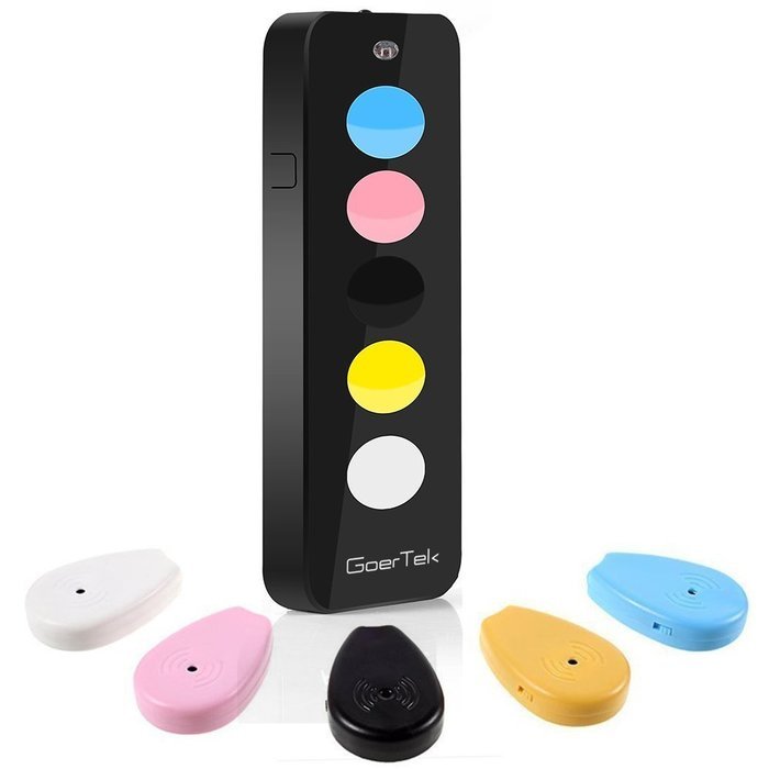 Key Finder, GoerTek Wireless Intelligent key tracker/Lost Item Locator Remote Control with LED Lighting Function... N2