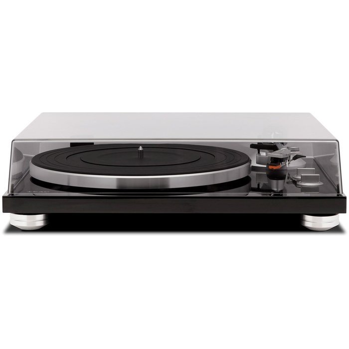 TEAC TN-300-B Black Analog 2-Speed Turntable with Spin Clean Record Washer System MKII N3