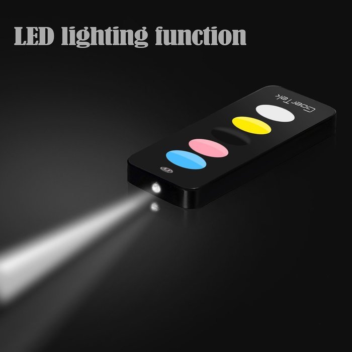 Key Finder, GoerTek Wireless Intelligent key tracker/Lost Item Locator Remote Control with LED Lighting Function... N4