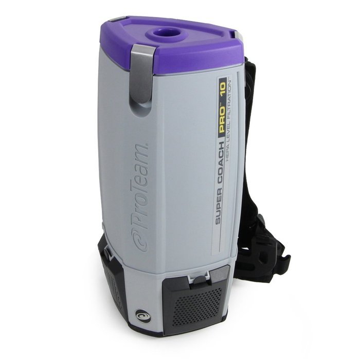Zoom Supply ProTeam SuperCoach Backpack Vacum, Commercial-Grade Proteam Super Coach Pro 10 Vacum -- Unlike Others...