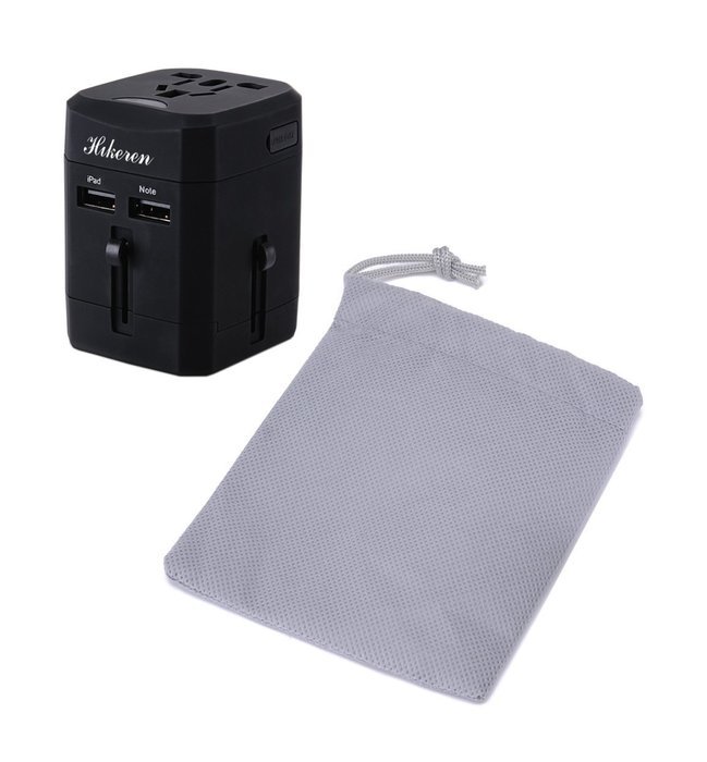 International Travel Adapter USB Charger,Hikeren Universal World Wide All-in-one Safety Travel Charger Wall Charger...
