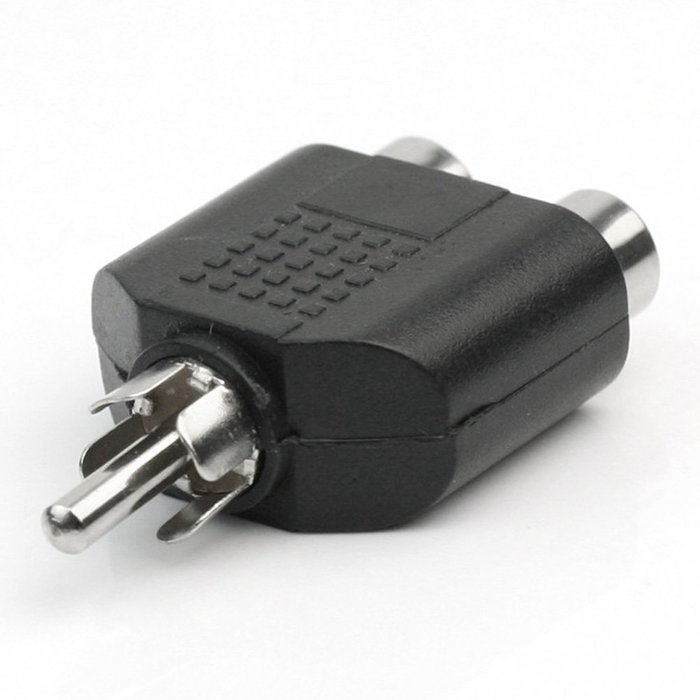 RHX 4x RCA Y Splitter Adapter 2Female to 1Male For Audio Video AV TV Cable Convert N3