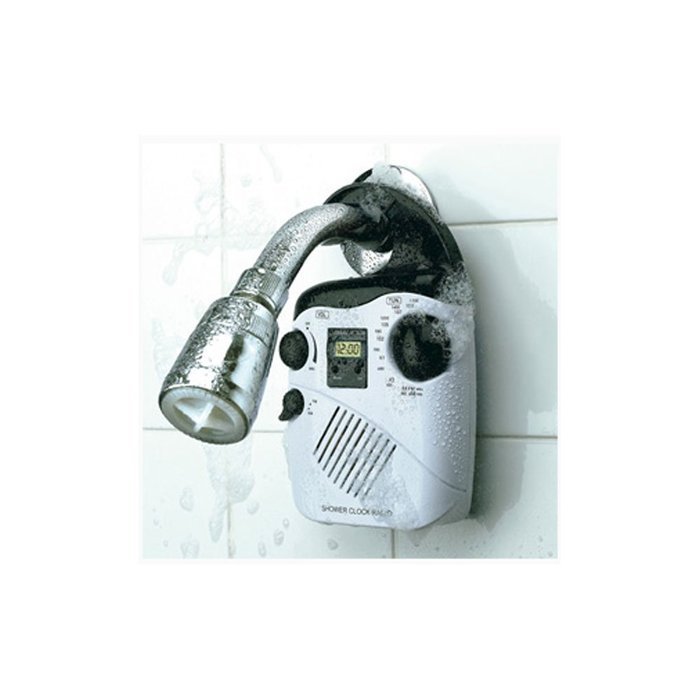 Park Avenue Shower Clock/Radio
