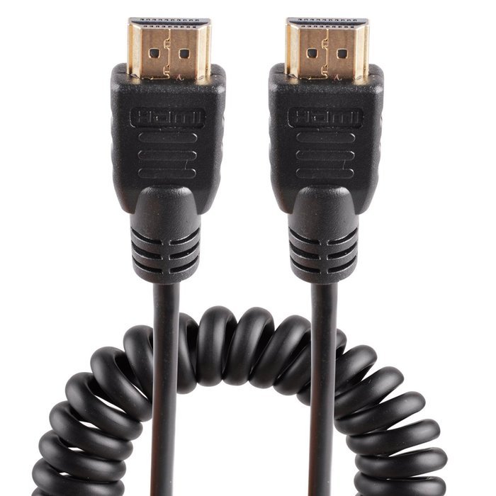 UCEC Full HDMI to Full HDMI Coiled Cable for Atomos for Ninja Star Recorder(11.8-17.7")