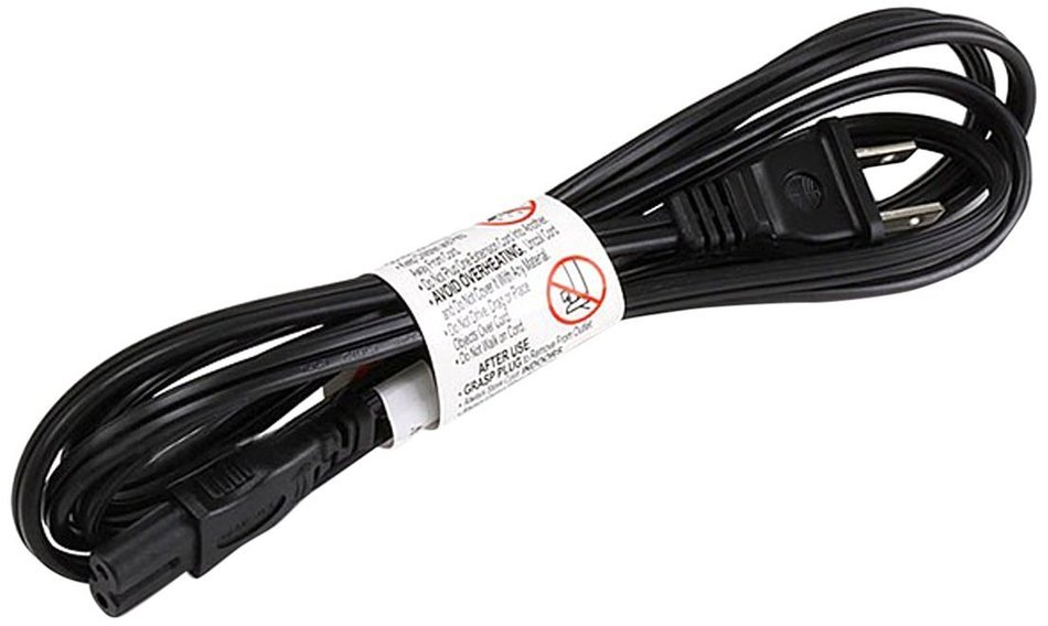 Monoprice 107672 6-Feet 18AWG Figure 8 Shape AC Power Cord Cable without Polarized C-7/1-15P, Black N2