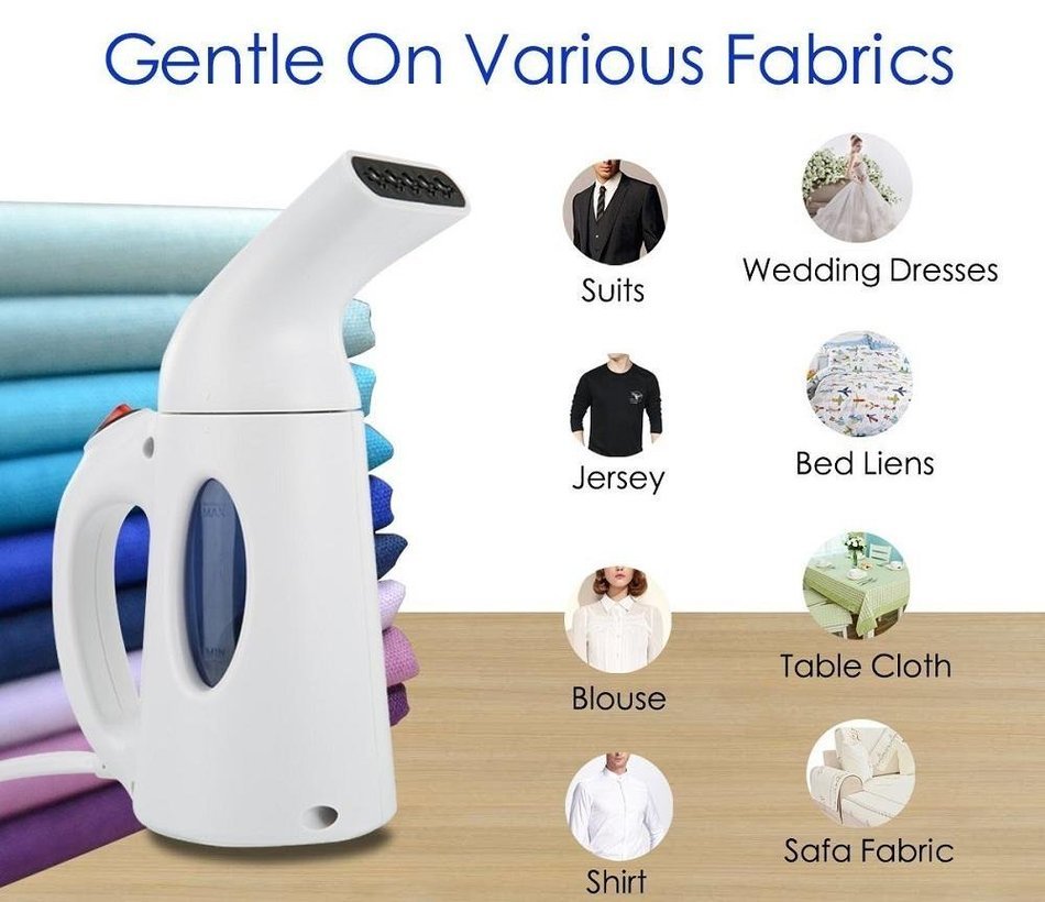 niceEshop(TM) Travel Garment Steamer Mini Portable Clothes Ironing Steamer Handheld Fabric Steamer Clothing Steamer... N6