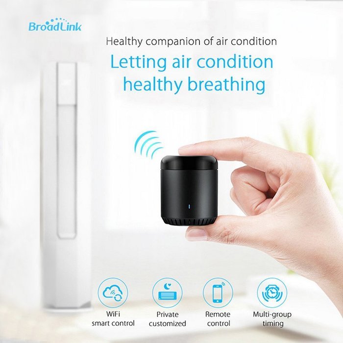 JFA Broadlink Black Bean Smart Home Wifi Remote IR Controller N2