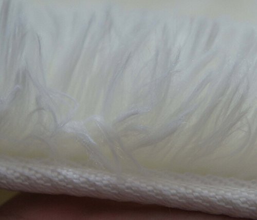 White Color Soft Fur Sitting Room Rugs Tea Table Mat Bedroom Home Carpet Size 80*160 Cm N5