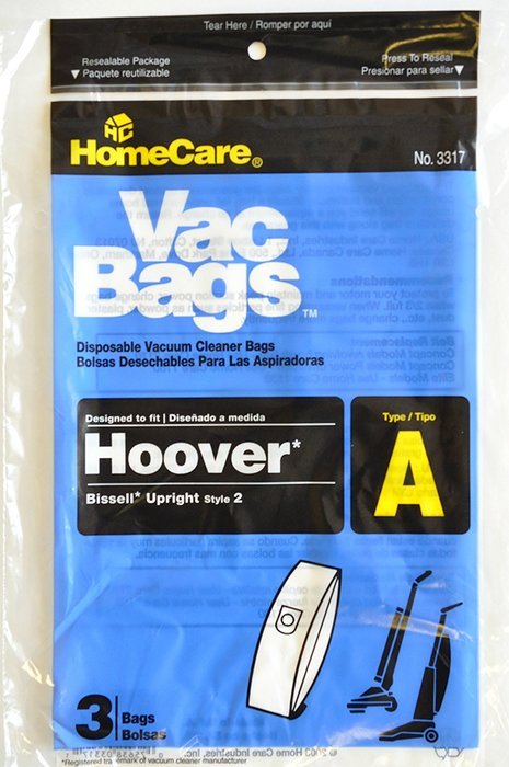18 Hoover A Upright Vacuum Cleaner Bags by Home Care (6 packs of 3) N2