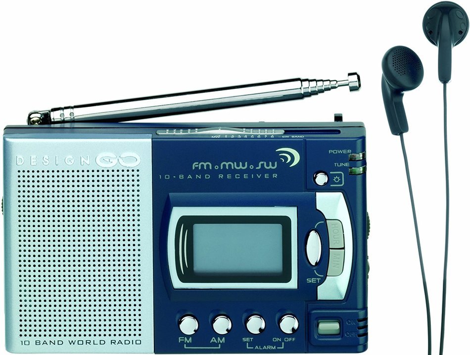 Design Go World Radio, Grey, One Size N2