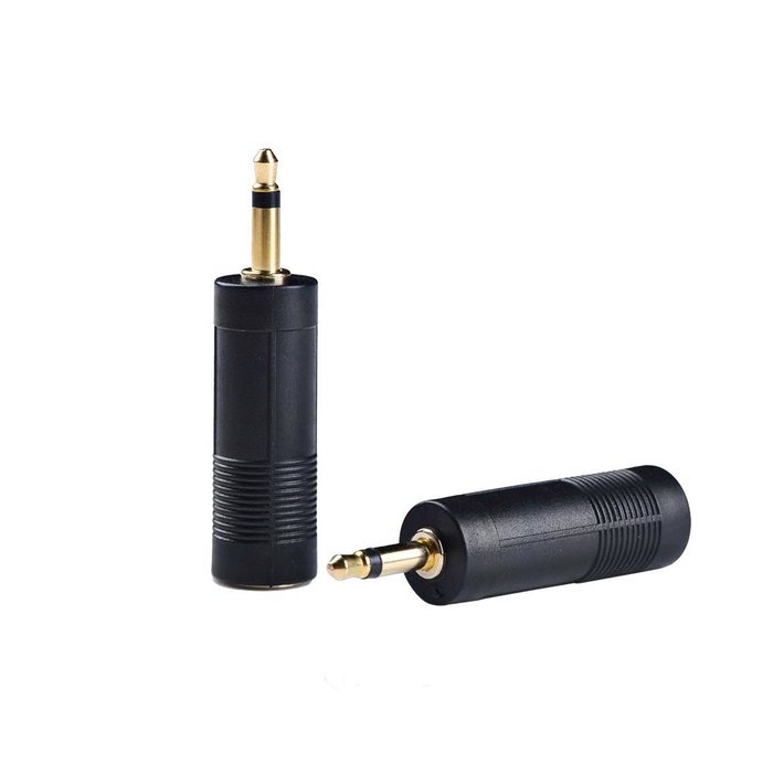 eBoot Stereo Jack Adapter 3.5 mm (1/ 8 Inch) Male to 6.35 mm (1/ 4 Inch) Female Audio Converter Adaptor, 5 Pieces N4