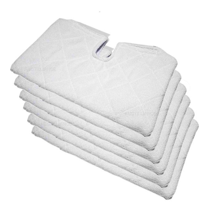 6pcs Replacement Micorfiber Cleaning Pads for Euro Pro Shark Pocket Steam Mop S3550/ S3901/ S3601 /S3501 N2