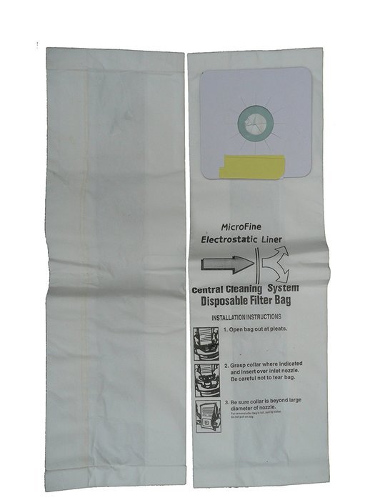 3 Central Vacuum Cleaner bags For Nutone Broan Cyclovac Dynavac Easyflo Eureka Filteraire Frigidaire Housekeeper... N2