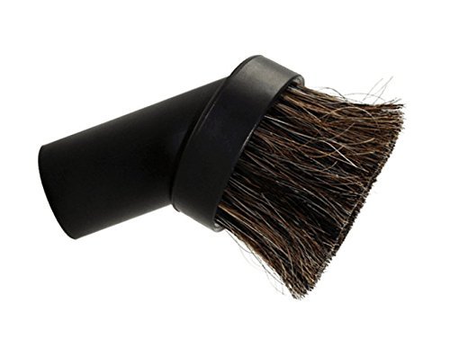 Replacement Round Dusting Brush Soft Horsehair Bristle Vacuum Attachment 1.25" 1-1/4" 32mm Black Brush for Most... N4