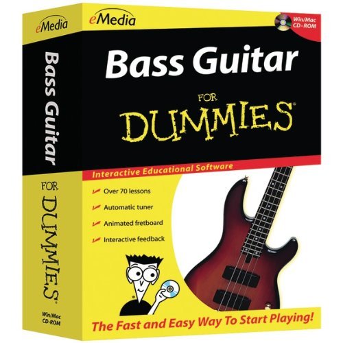 New EMEDIA MUSIC FD07101 Bass Guitar For Dummies CD-ROM