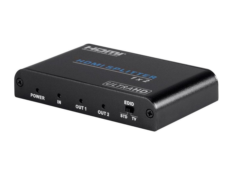 Monoprice Blackbird 4K Pro 1x2 HDMI Splitter with HDCP 2.2 Support
