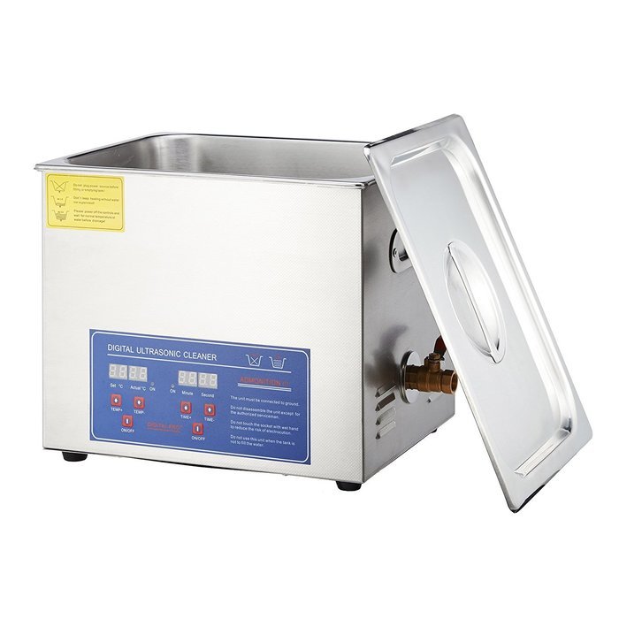 Tek Motion Professional Ultrasonic Jewelry Cleaner Stainless Steel Cleaning Equipment with Heater Timer (15L Digital... N15