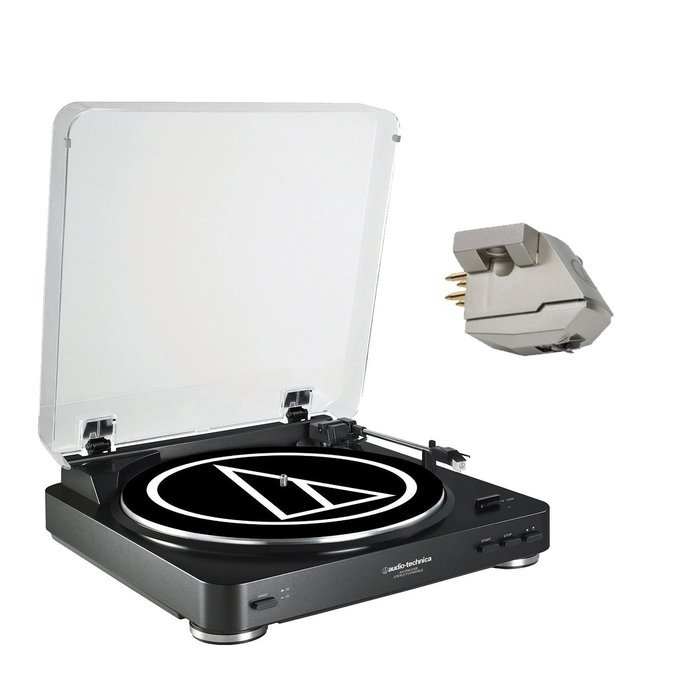 Audio Technica Turntable and ATF7 Cartridge Bundle ATLP60BKUSB