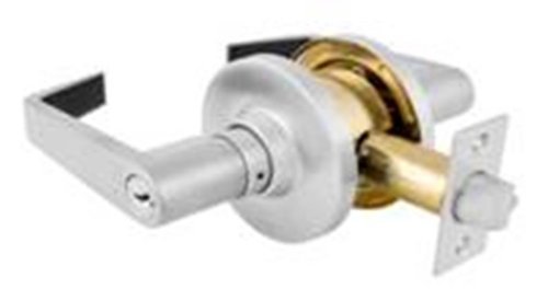 Master Lock SLNC0926DKA4 Commercial Cylindrical Lever Lockset, Brushed Chrome by Master Lock
