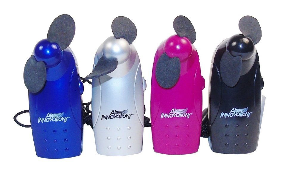 Mini Fan Battery Operated Hand Held Fan, Set Of 4 Small Personal Fans, Assorted Colors Fun Mini Fan, Pocket Fan... N5