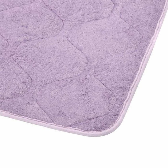 Mikey Store Ultra Soft Anti-Slip Mats Carpet Bath Toilet Vertical Strips Vertical Stripes Memory Foam Mat Bath... N20