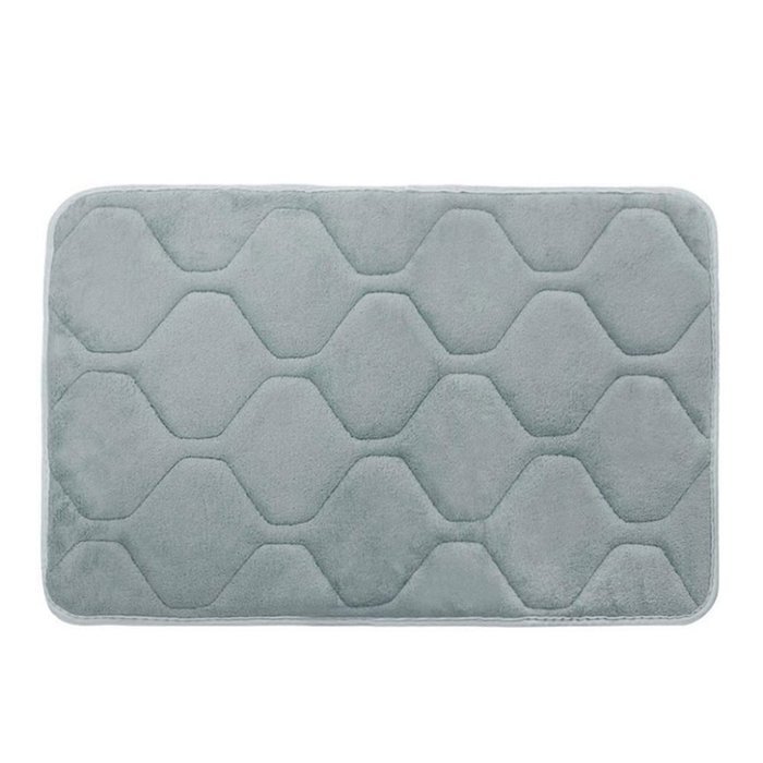 Mikey Store Ultra Soft Anti-Slip Mats Carpet Bath Toilet Vertical Strips Vertical Stripes Memory Foam Mat Bath... N21