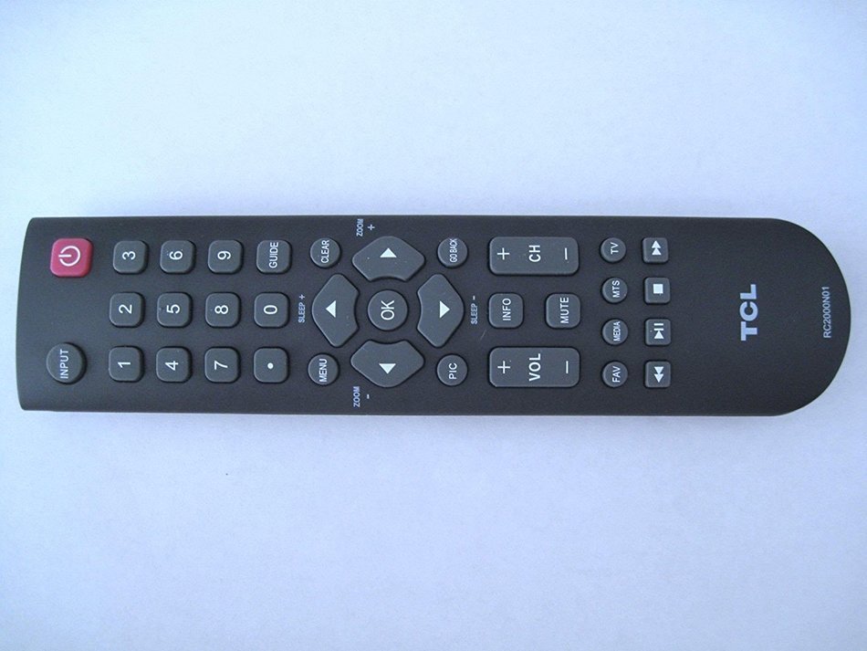 TCL RC2000N01 Remote Control for 48FS4690 50FS4690 LE40FHDE3010 with Batteries