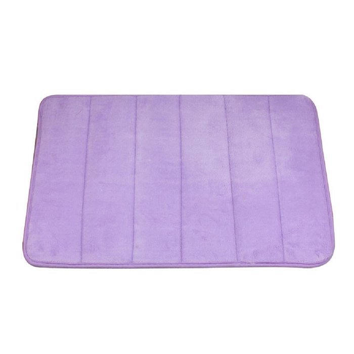 Mikey Store Ultra Soft Anti-Slip Mats Carpet Bath Toilet Vertical Strips Vertical Stripes Memory Foam Mat Bath... N22