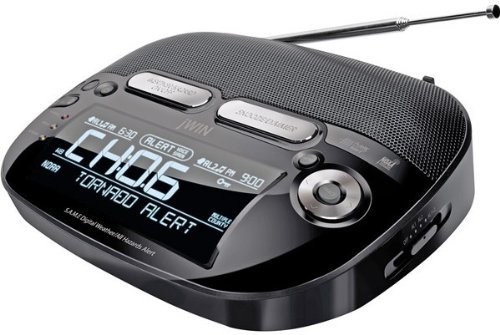 jWIN JXM133 All Hazard SAME Weather Band Receiver with AM/FM and Dual Alarm Clock (Discontinued by Manufacturer)