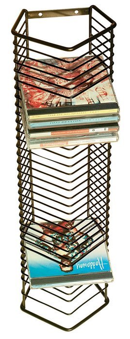 Atlantic Onyx 1209 35 CD Tower Matte Black Steel N2