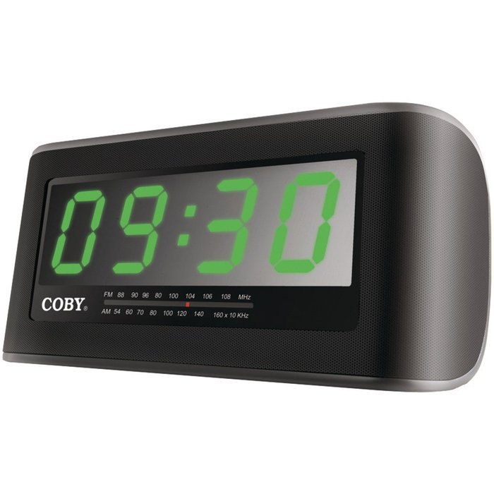 Coby Cra108 Jumbo 2" Digital Alarm Clock With Am/fm Radio [Electronics]