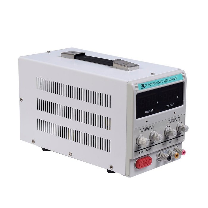 Giantex DC Power Supplies 30V 10A 110V Precision Variable Digital Adjust w/Clip Cable N2