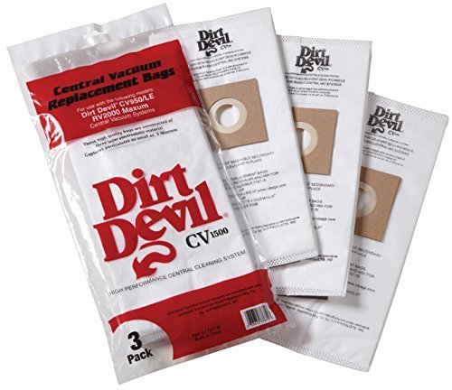 H-P Products Dirt Devil CV1500 Vacuum Filter Bag, (Pack of 9) part # 9597 N2