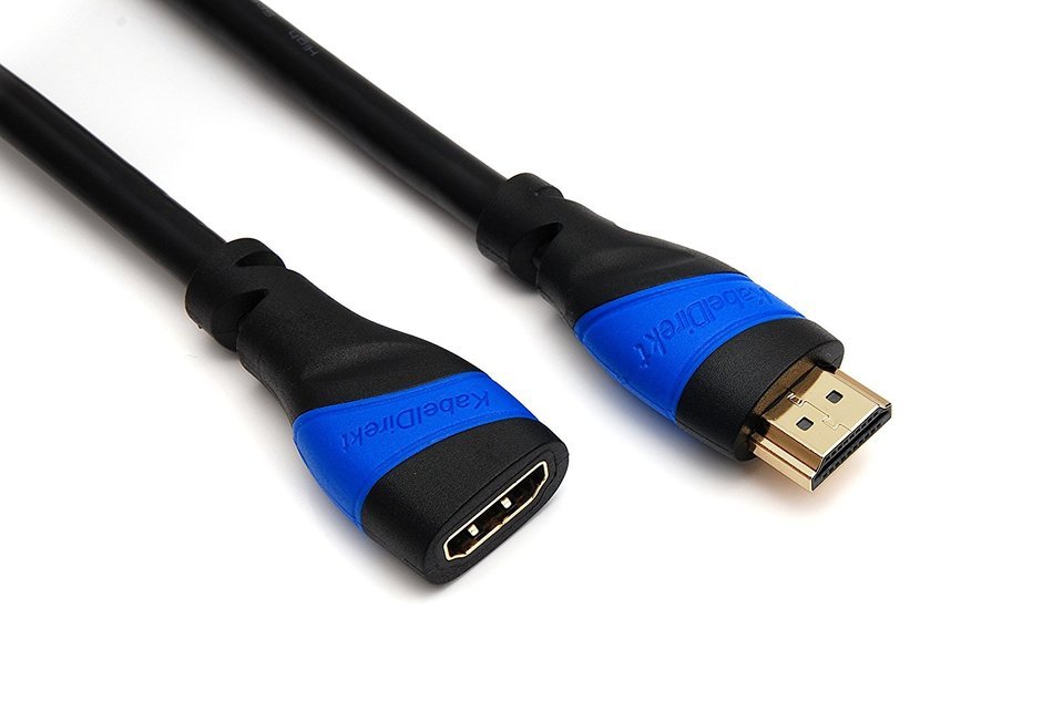 KabelDirekt (25 feet) HDMI Extension Cable (1080p 4K 3D High Speed with Ethernet ARC) - TOP Series N4