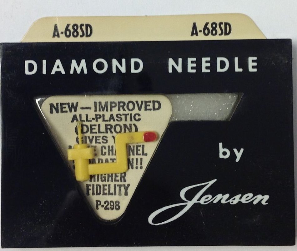 Jensen A-68SD Diamond Phonograph Needle Replacement N2