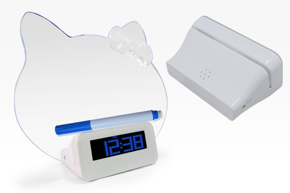 Hankcares Hello Kitty Shape 5v Led Digital Clock Table Clock With Calendar,the time Co Cuckoo Clock N2