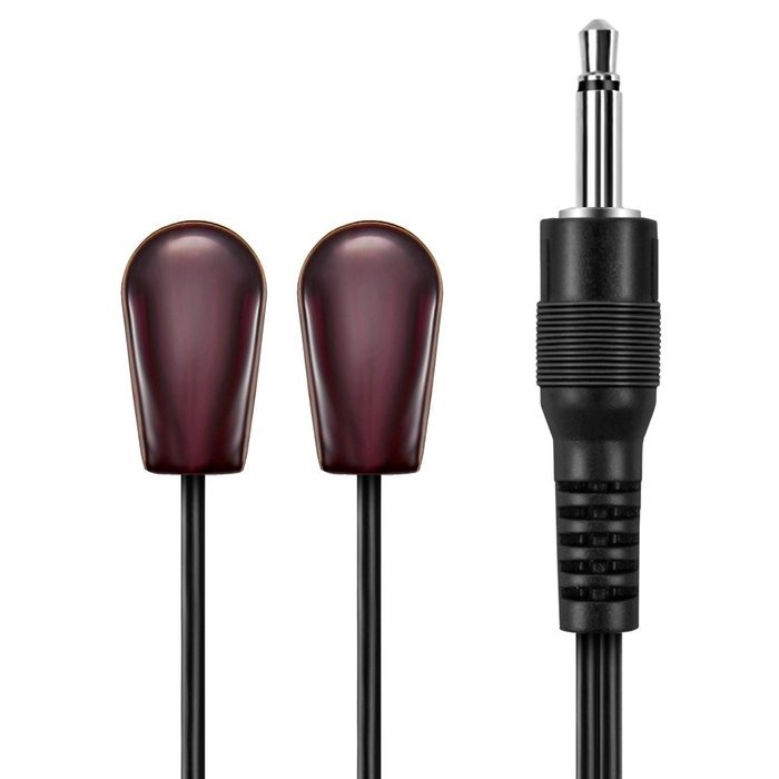 IR Infrared Emitter Extender Cable Extension (10 Feet 3M) Dual Head2 Eye 3.5mm Jack Infrared Red Transmitter Blaster...