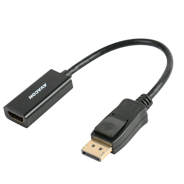 DisplayPort to HDMI Adapter, Avacon DP Display Port to HDMI Converter Male to Female Gold-Plated Cord N5