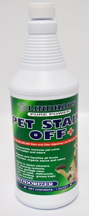 Lindhaus Stain Off + More Pet Stain and Odor Remover