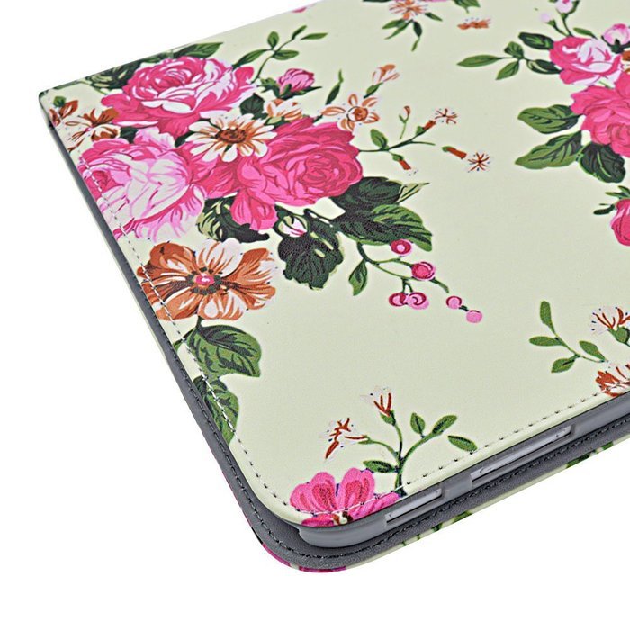 Seedan Folio Stand Case for Samsung Galaxy Tab 4 10.1 (10.1 inch, SM-T530 / T531 / T535) Flower Peony Flip Leather... N4