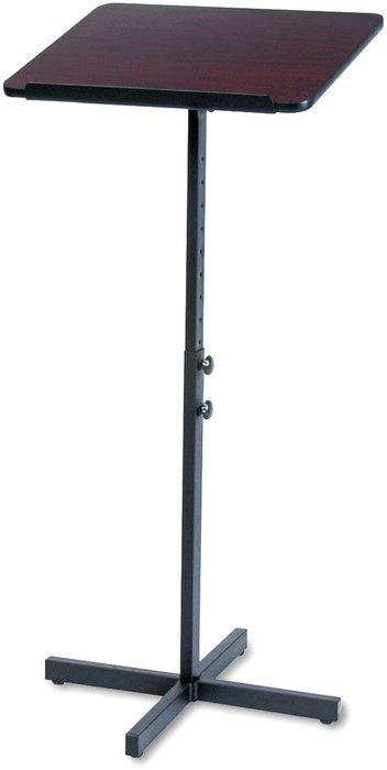Safco Products 8921MH Adjustable Speaker Lectern Stand, Mahogany N2