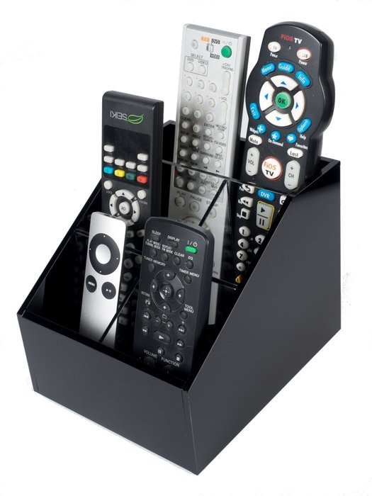 Customized Acrylic TV Remote Control Holder Organizer Caddy For Coffee or End Table; Desk Organizer; Vanity Lipstick... N3